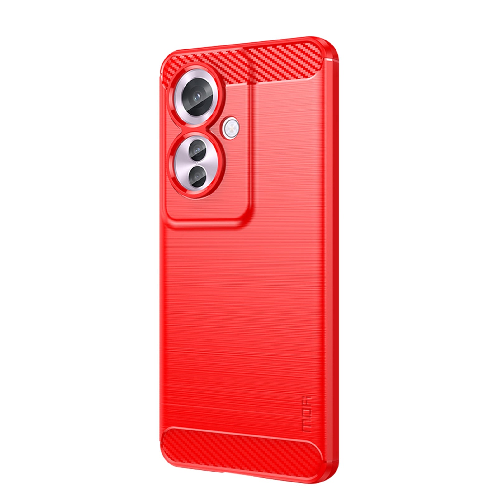 MOFI JK TPU Series-1 For Oppo Reno11 F 5G / F25 Pro 5G Case Brushed TPU Carbon Fiber Design Phone Cover MOFI JK TPU Series-1 For Oppo Reno11 F 5G / F25 Pro 5G Case Brushed TPU Carbon Fiber Design Phone Cover